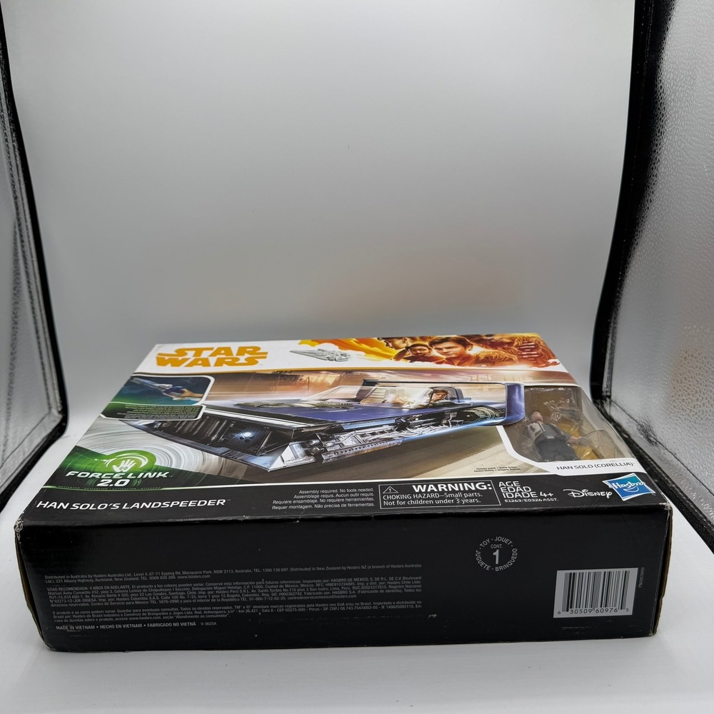 Star Wars Force Link 2.0 Han Solo Landspeeder Vehicle & Corellia Figure E1263 - Picture 7 of 12